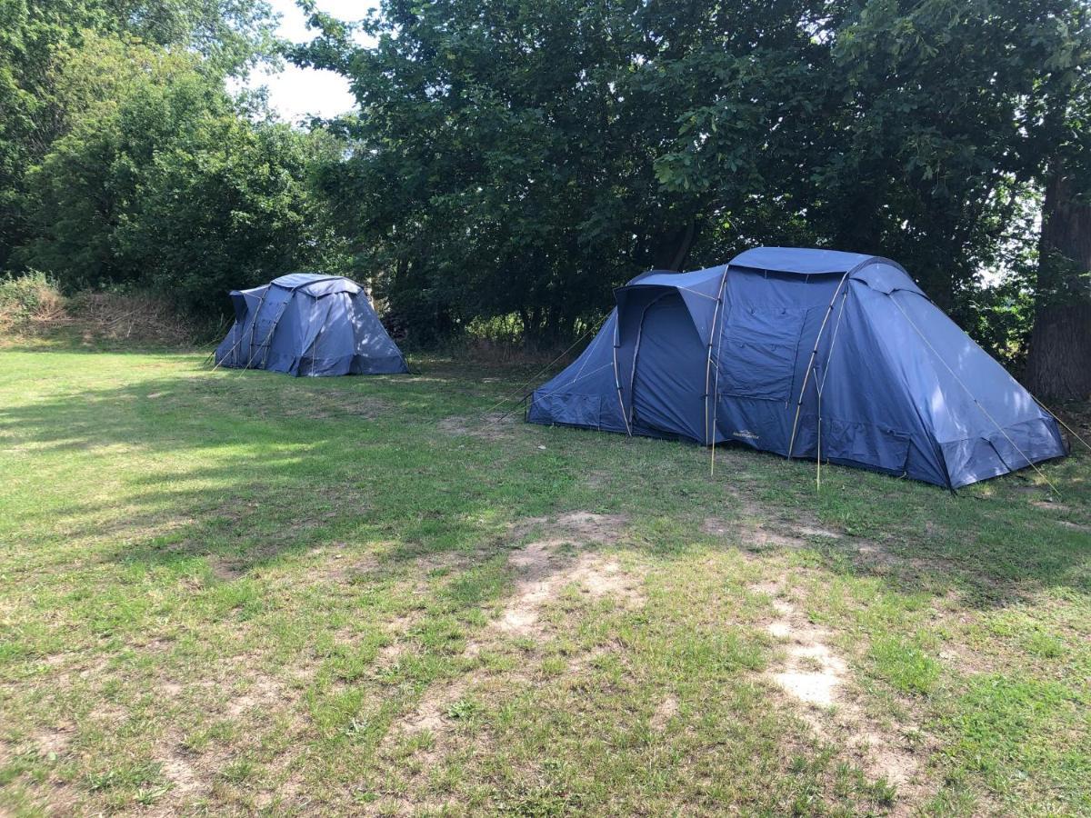 Zeltcamping im Offroadpark Ostsee inclusive Zelt Wischuer Buitenkant foto